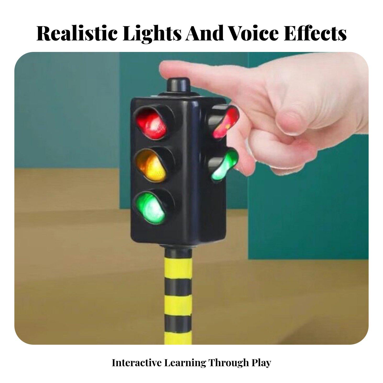 Kid Educational - Feu de signalisation jouet avec fonction