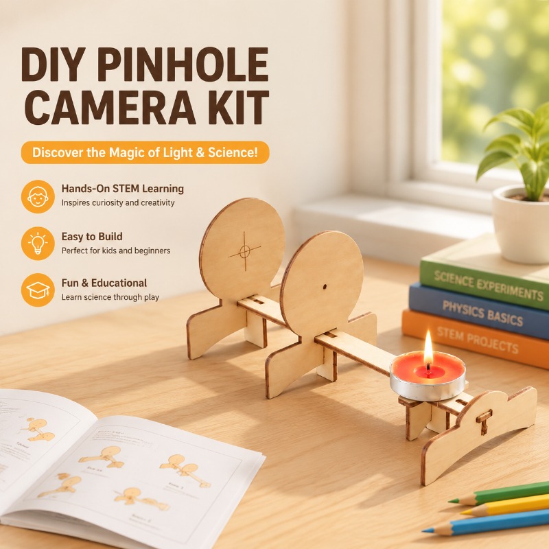 Kids Education Images - Kit d'assemblage d'imagerie par micro-perforations DIY,