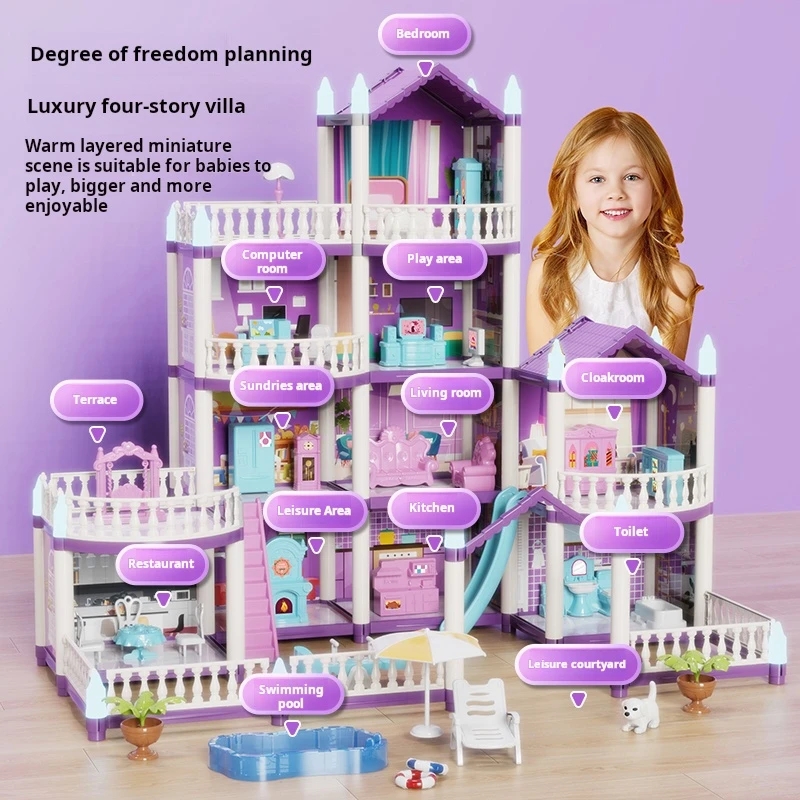 Kids Education Images - Bricolage maisons de poupée filles château