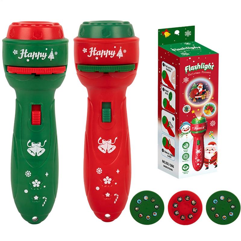 Kids Education Images - Lampe de projection portative de Noël,