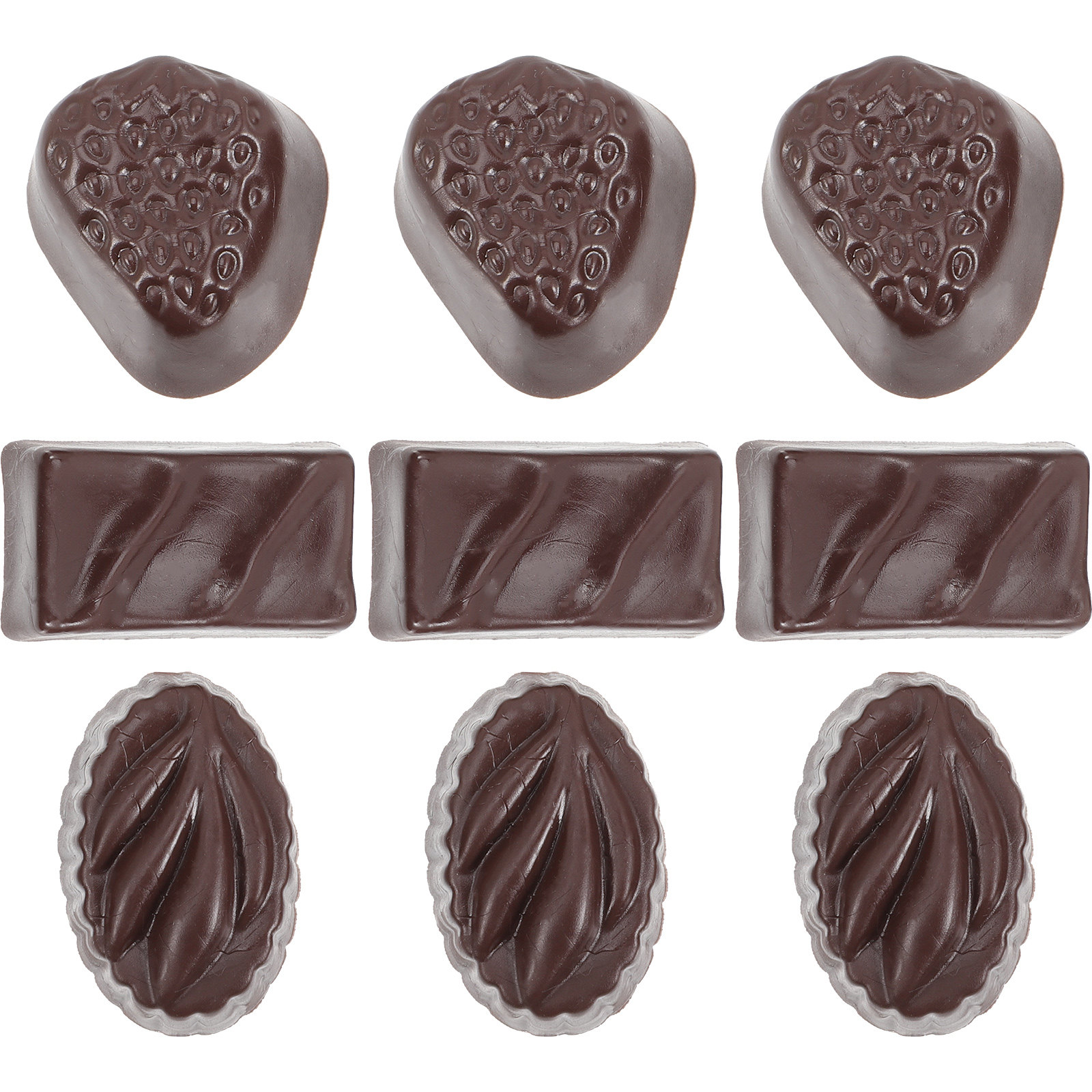 Kids Early Education Photos - 9 pièces de modèles de chocolat