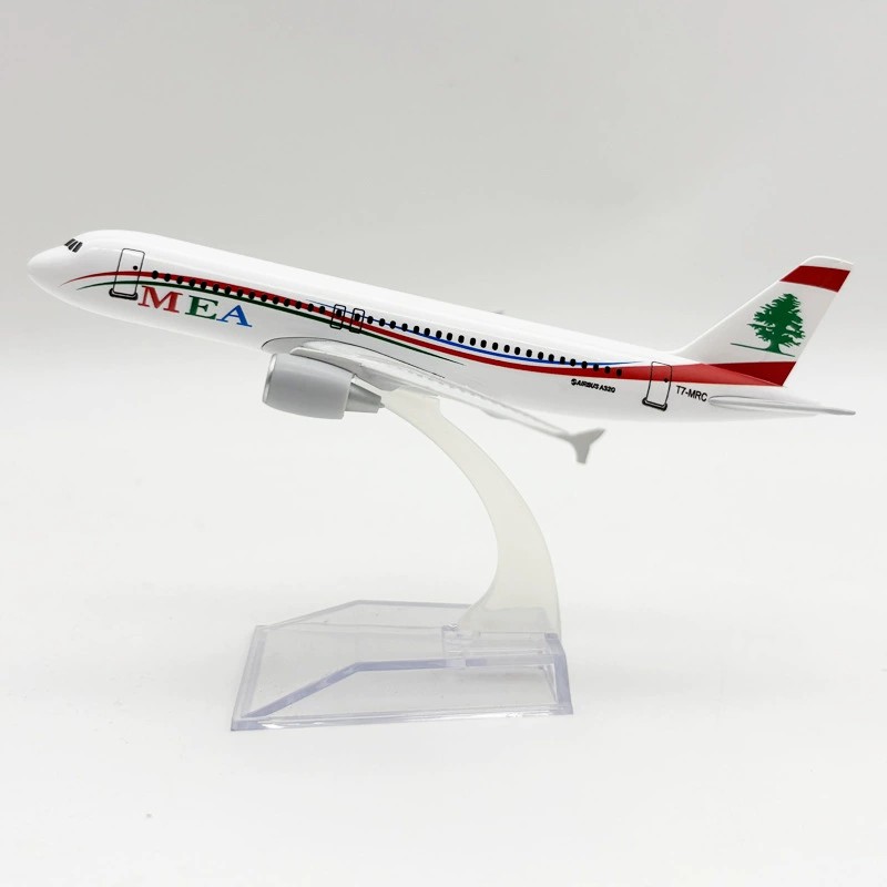 Kids Educational Gadget - Avions jouets Souvenir 16CM A320 MEA