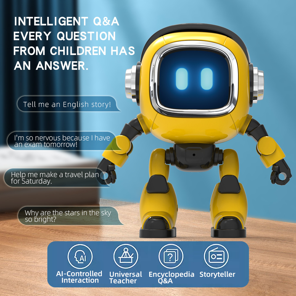 Kid Educational - Robot vocal intelligent DeepSeek AI, contrôleur