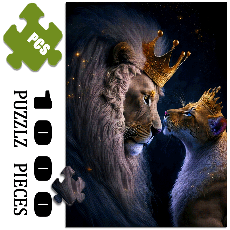 Kids Education Images - Puzzle de 500/1000 pièces, l'image majestueuse
