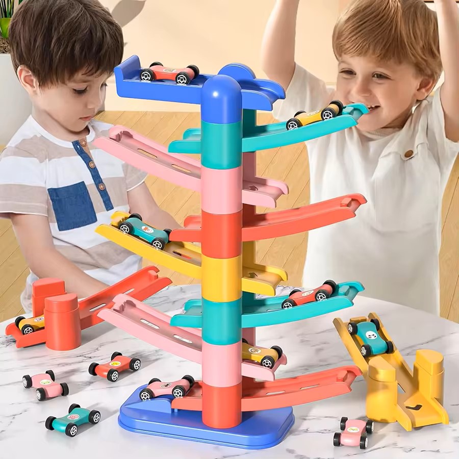 Kids Education Material - Tour de rampe de voiture à