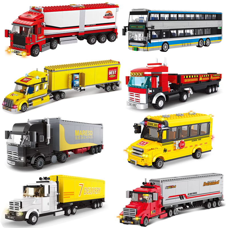 Kids Education Sites - Nouveau camion de fret urbain moderne,