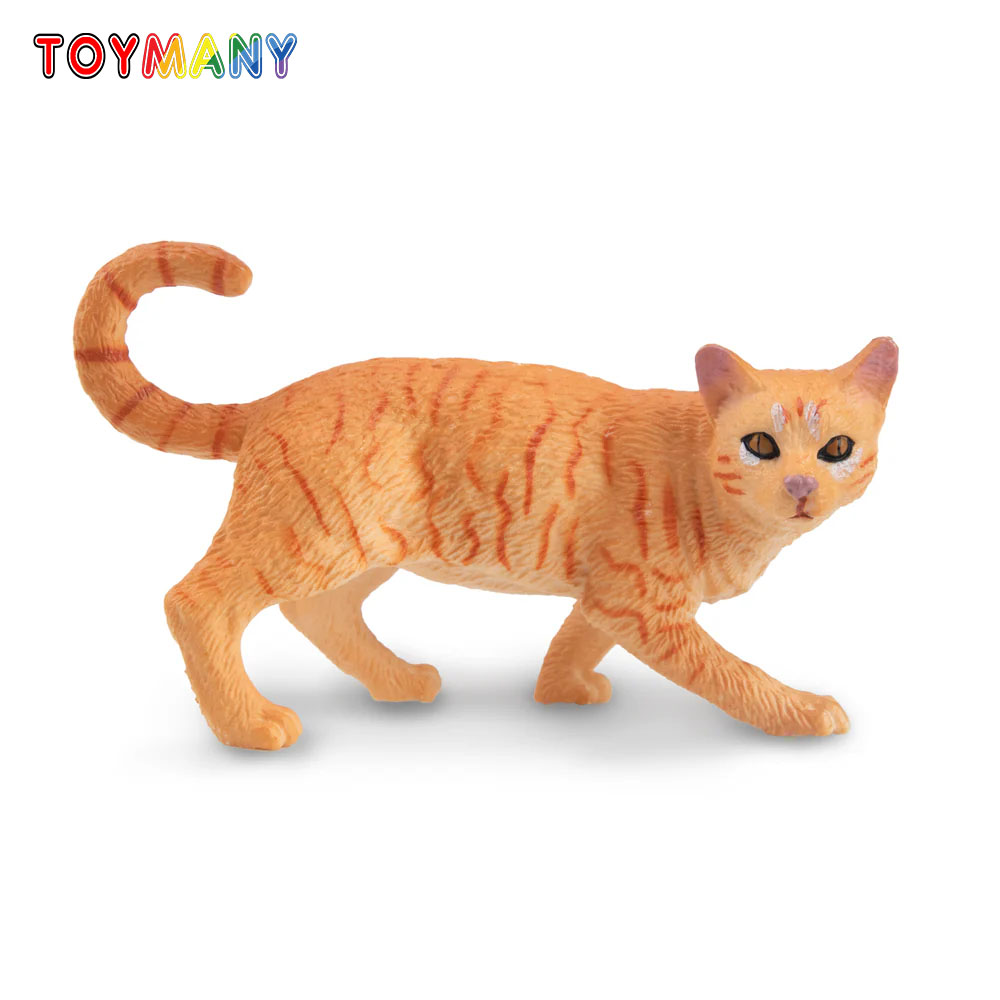 Kids Educational Device - Toymany Simulation striding Orange Tabby chat