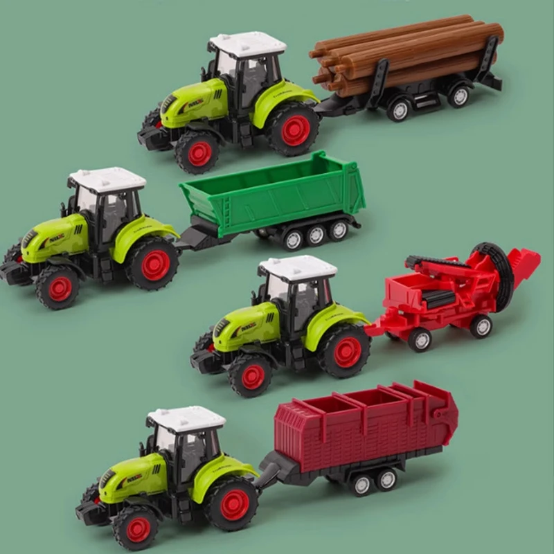Kids Educational Device - Tracteur à inertie, voiture agricole, camion,