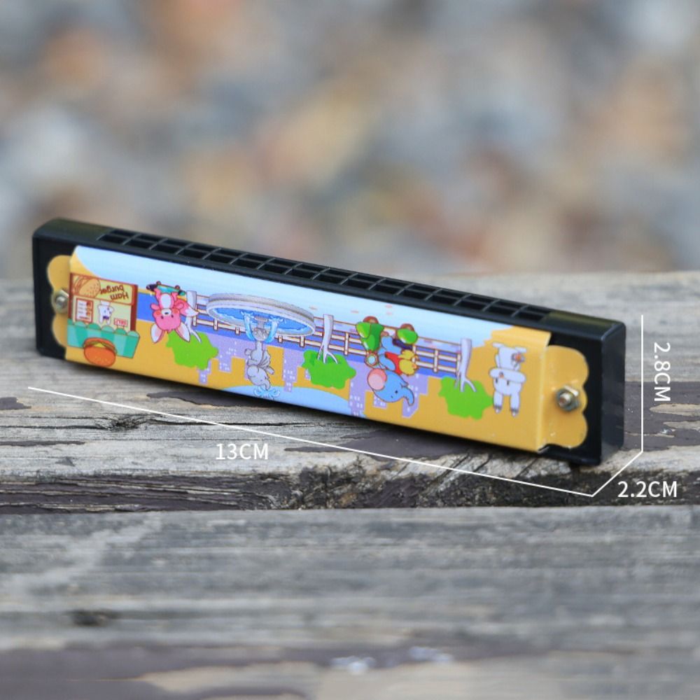 Harmonica en métal peint à 16  - Kid Educational avis et prix