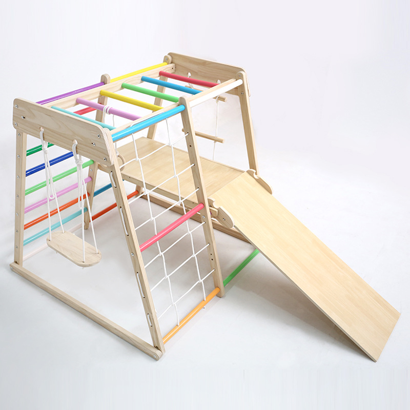 Structure d'escalade en bois m - Kids Education Park avis et prix