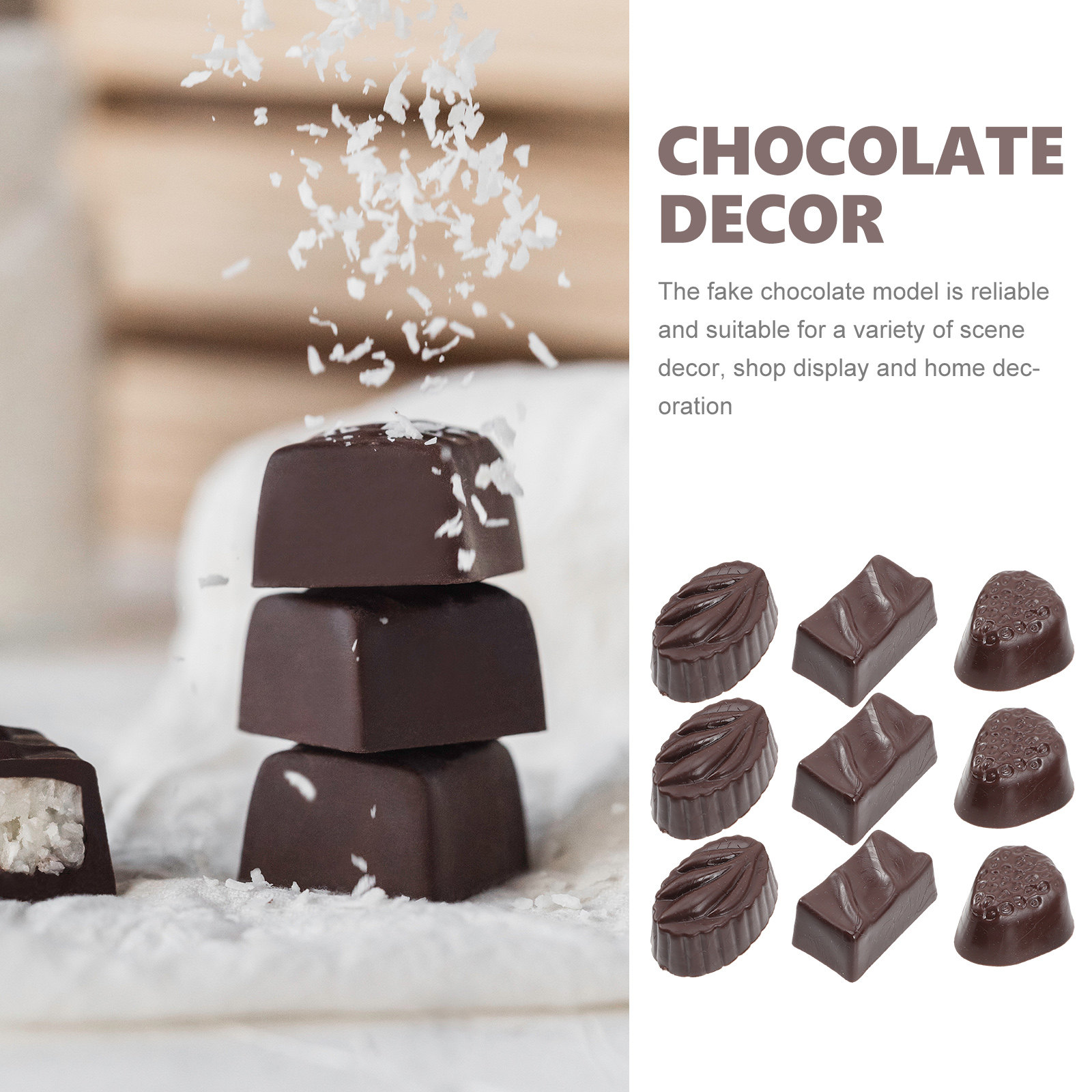 9 pièces de modèles de chocola - Kids Early Education Photos avis et prix