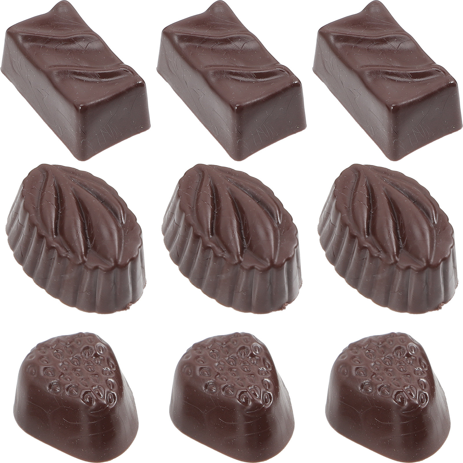 9 pièces de modèles de chocola - Kids Early Education Photos avis et prix