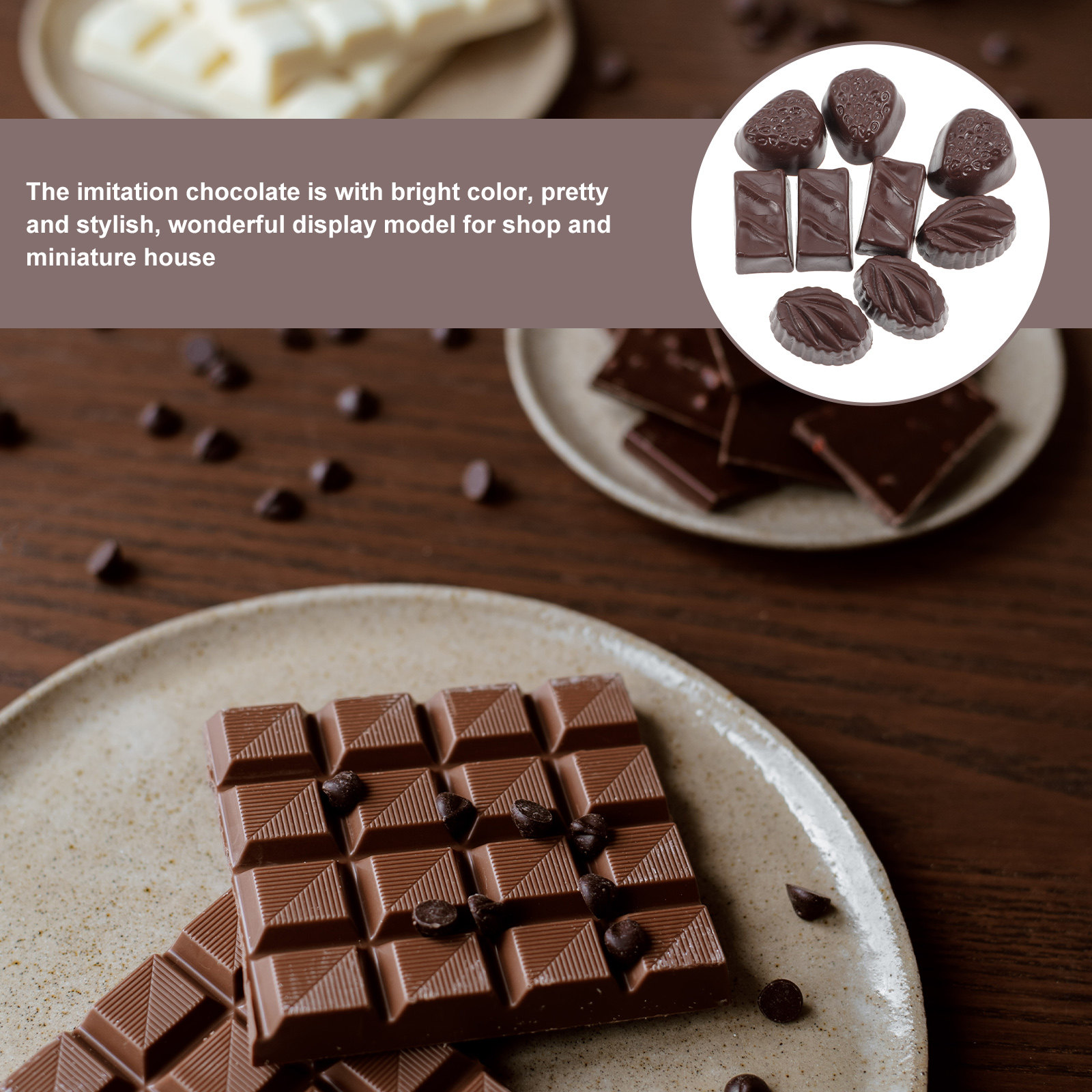 9 pièces de modèles de chocola - Kids Early Education Photos avis et prix