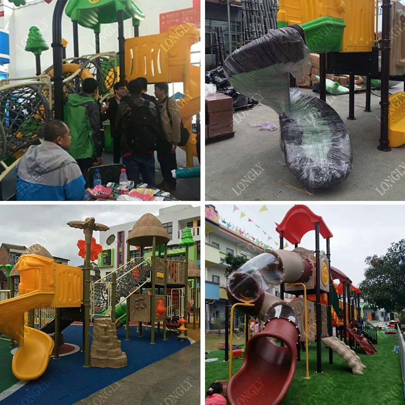 Toboggan en plastique commerci - Kids Education Park avis et prix