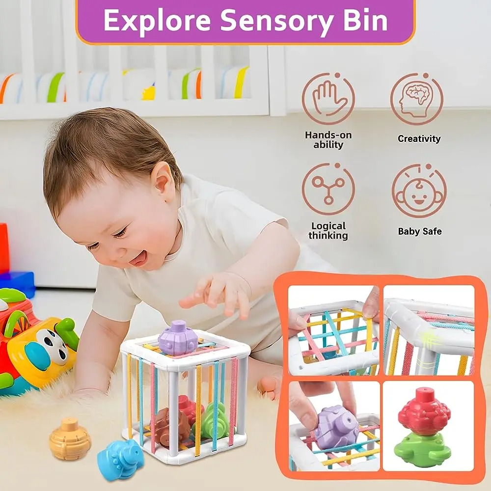 Cube de tri de formes Montesso - Kids Educational Gadget avis et prix