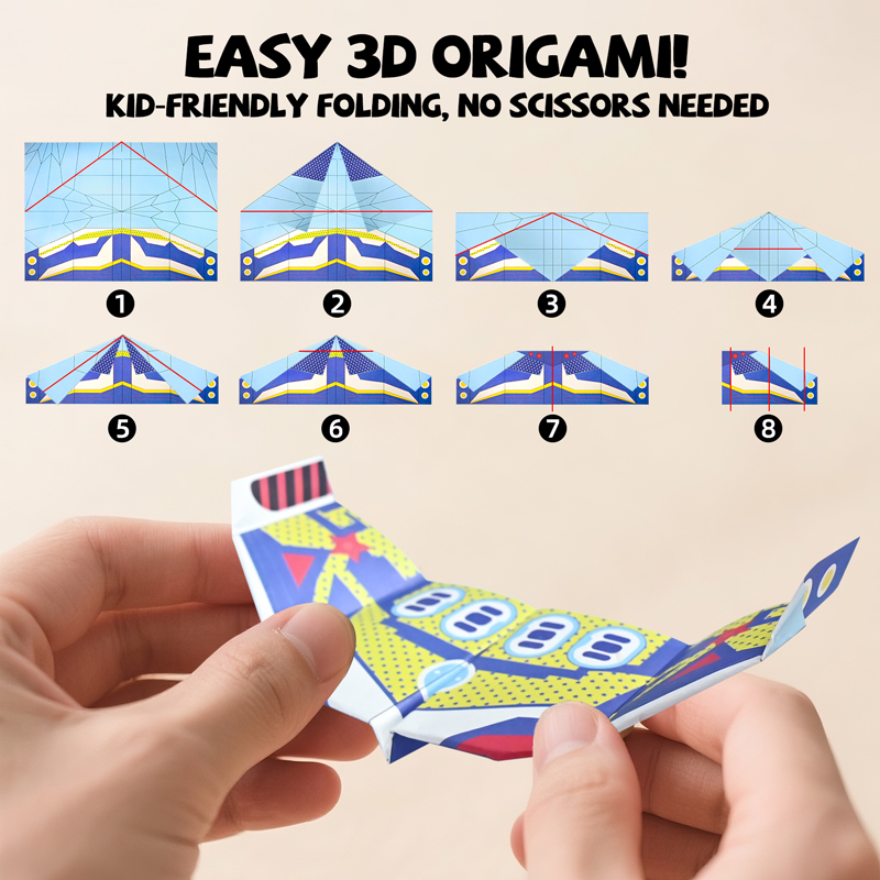 Kit d'origami pour avions en p - Kids Educational Gadget avis et prix