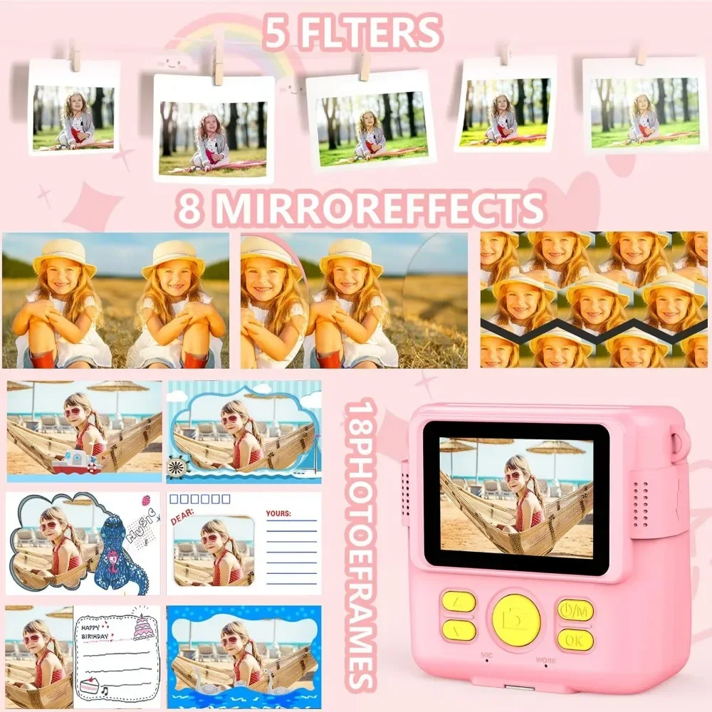 Appareil photo à impression in - Kids Education Images avis et prix