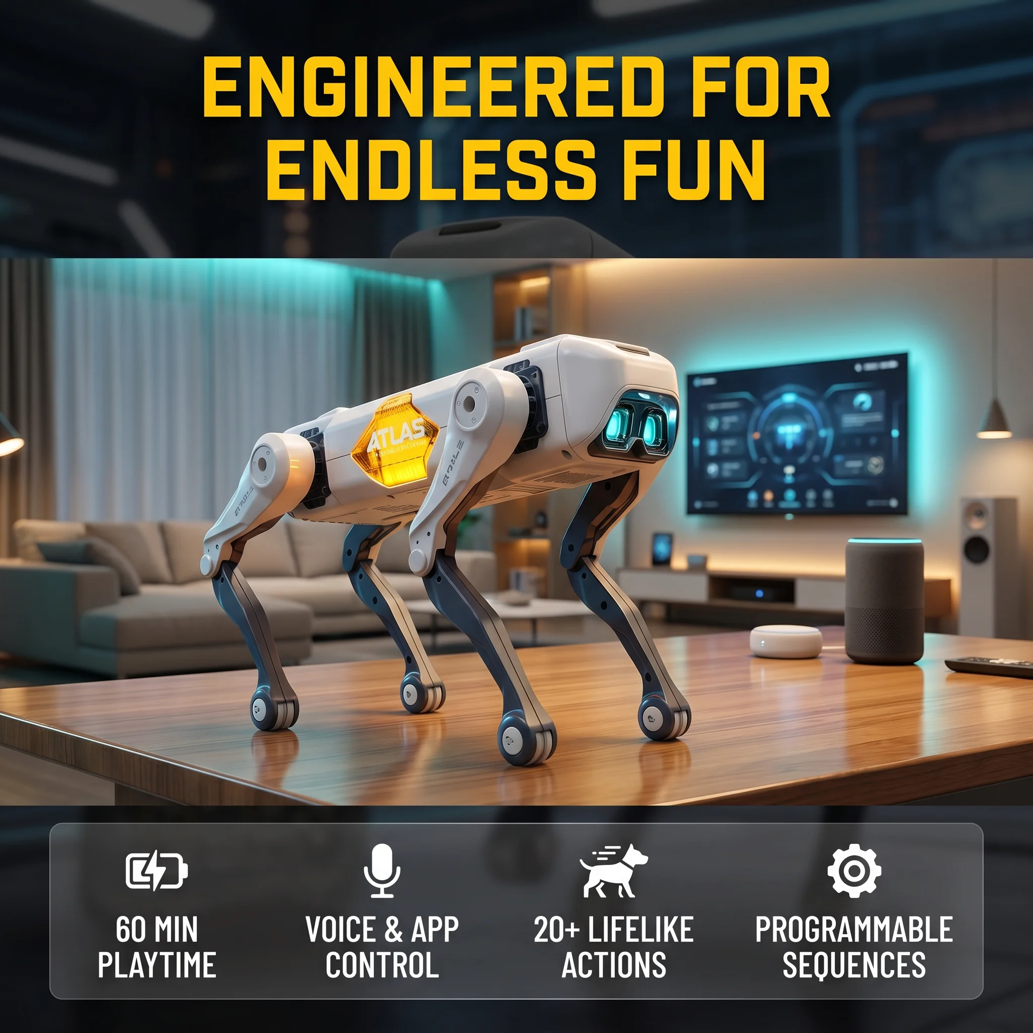 Robot chien intelligent IA, co - Kids Educational Gadget avis et prix